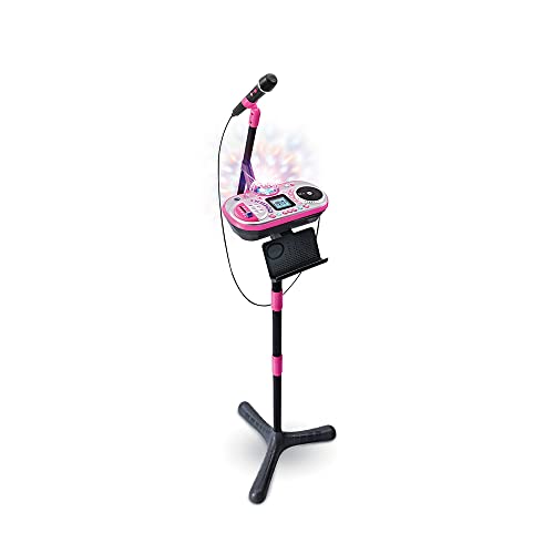 VTech - Kidi Superstar DJ Studio Rose, Micro Karaoké Enfant