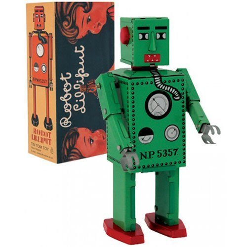 Wind up ROBOT collectible space decor LILLIPUT small by Schylling