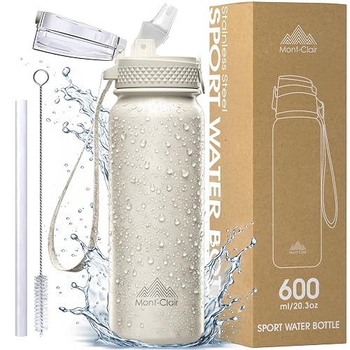 Mont-Clair Gourde isotherme - Gourde Sport 600ML - Bouteille isotherme