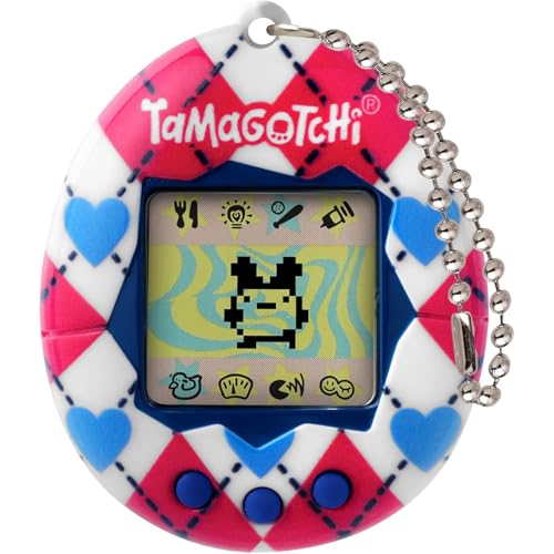 Bandai – Tamagotchi Original – Argyle Heart – Animal interactif