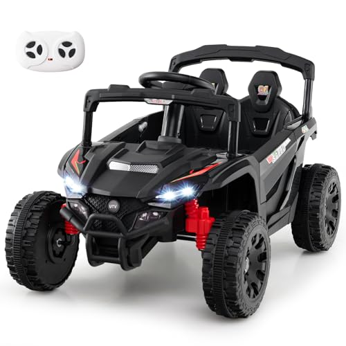 GOPLUS Voiture Electrique Enfants 2 Place avec Télécommande, Quad 4x4