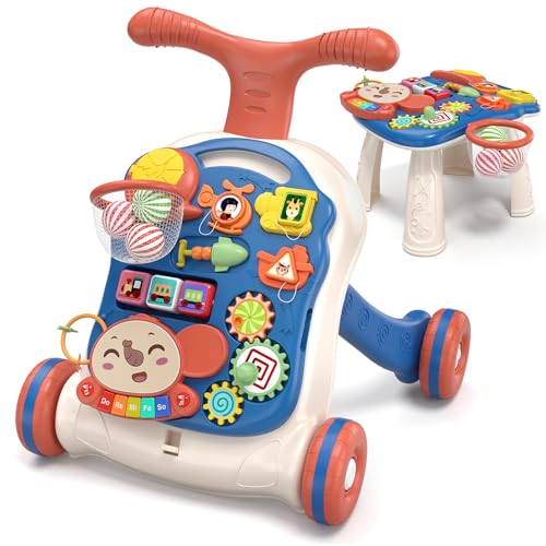 QDRAGON 3 en 1 Trotteur Bebe Enfants, Troteur Marche Détachable