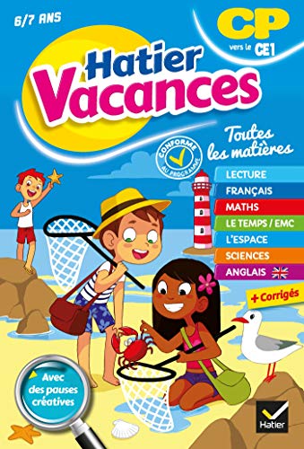 Cahier de vacances 2019 du CP vers le CE1 6/7