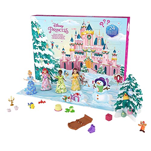 Mattel Disney Princess Calendrier De L’Avent avec 24 Surprises, 4