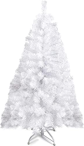 Prextex Sapin Artificiel Blanc 120 cm - 320 Branches, Sapin