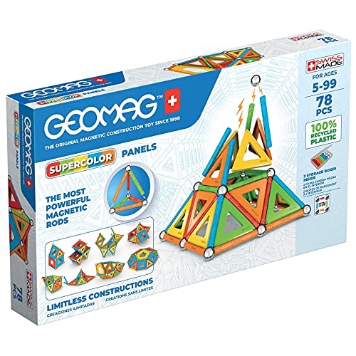Geomag - Supercolor Blocs de Constructions Magnétiques pour Enfants, Jeu