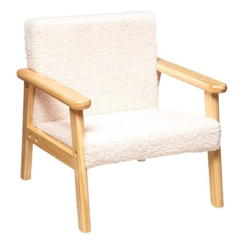 Atmosphera - Fauteuil Enfant Basile - écru - Bouclette