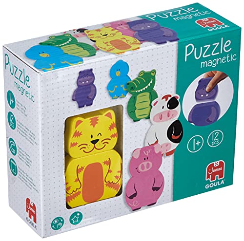 Goula - 55234 - Puzzles magnétiques interchangeables Multicolore