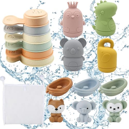 Jouets de Bain pour Bebe, Jouet Bain Bebe avec Jouets