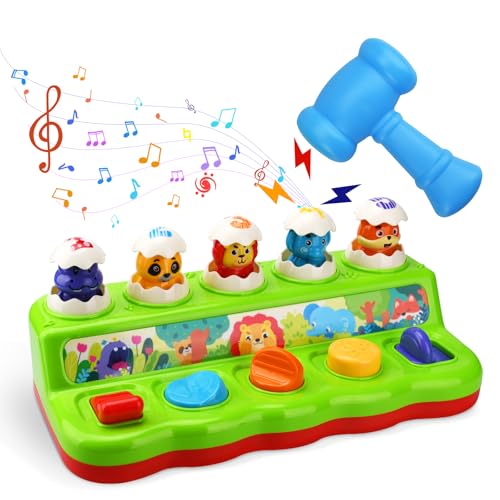 UCAMP Jouet Montessori Pop Up Interactif pour Bébé 1-4 Ans