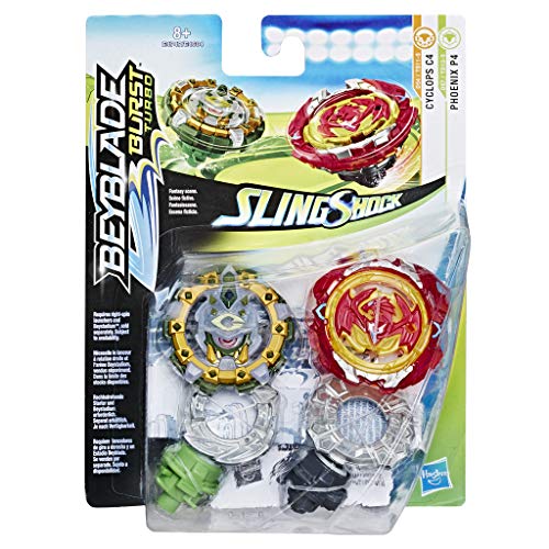 BEY BLADE Toupies Beyblade SS Phoenix P4 and Cyclops C4