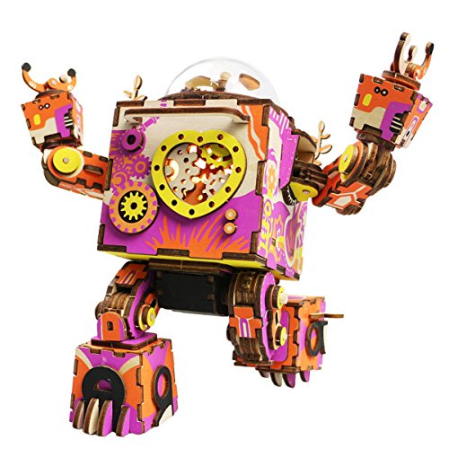 ROKR 3D Puzzles Robot Orpheus -Laser Cut en Bois Craft
