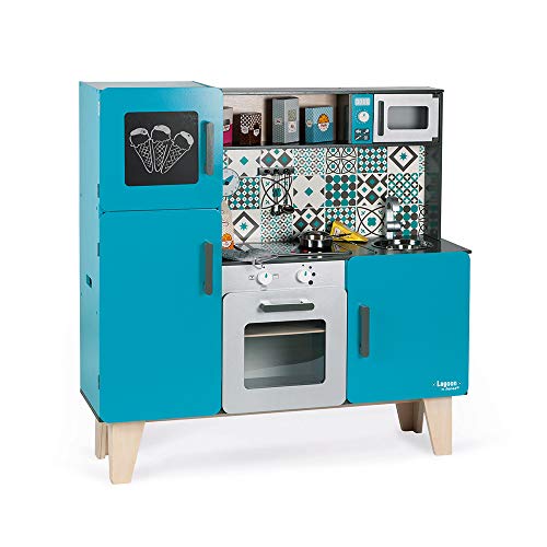 Janod - Maxi Cuisine en Bois Lagoon - Cuisine Enfant