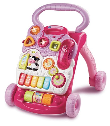 VTech - Trotteur parlant 2 en 1 - rose -