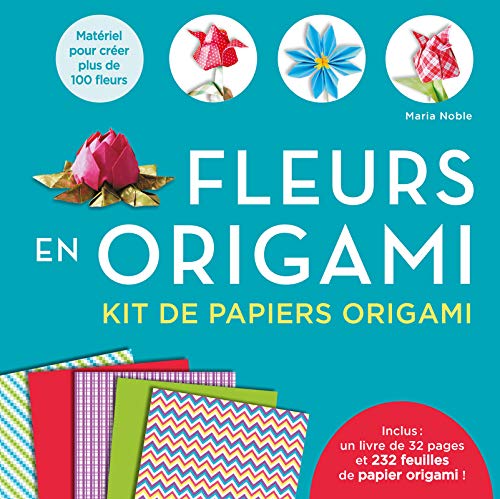 Fleurs en origami Kit de papiers origami