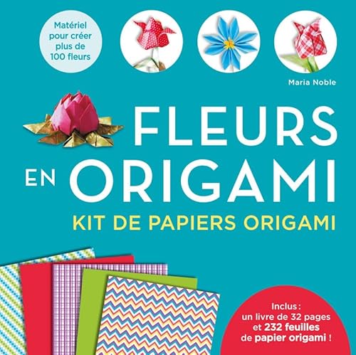 Fleurs en origami Kit de papiers origami