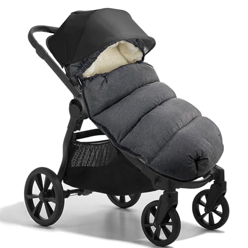 goldmiky Chanceliere Universelle pour Poussette,Sac de Couchage Poussette, Amovible Hiver