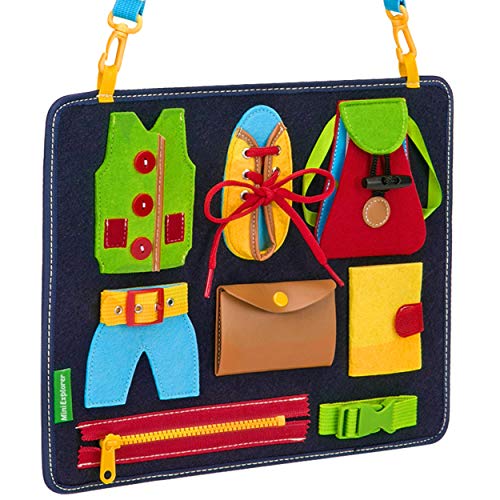 Tableau d’Activités pour Les Tout-Petits - Apprendre à s'Habiller -