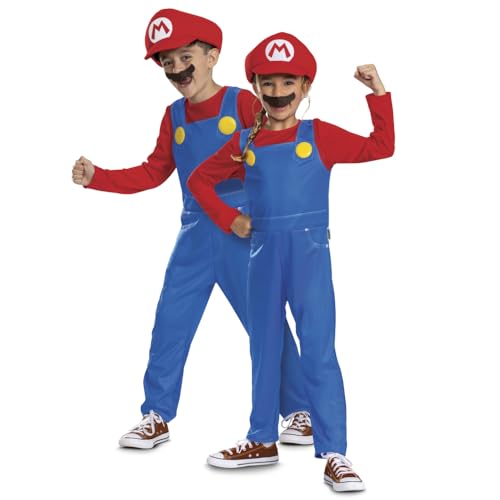Nintendo Super Mario Bros - Déguisement Enfant Mario avec Salopette