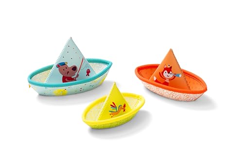 LILLIPUTIENS - 3 Bateaux flottants pour Le Bain - Jouet