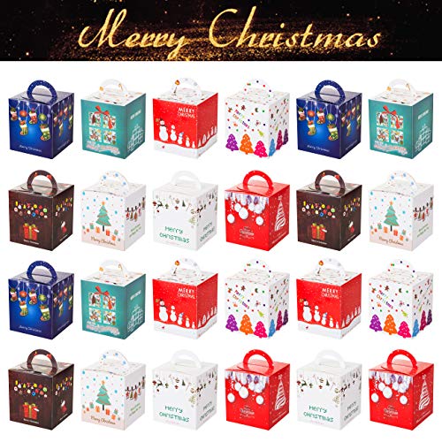 GWHOLE Boites Cadeau Noël 24 Boite Noel a Remplir Calendrier