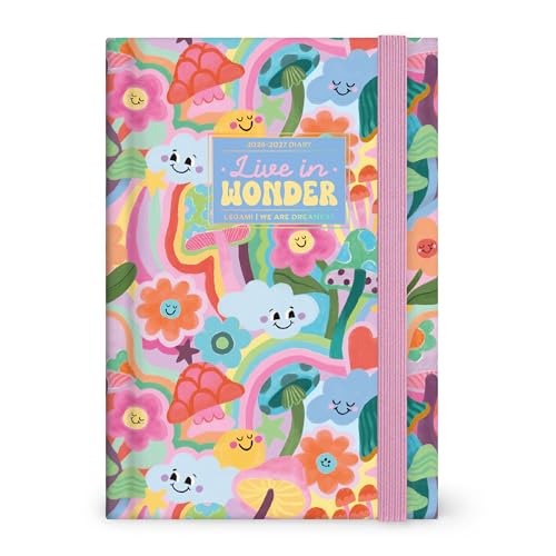 Legami - Agenda photo journalier 2026-2027, Mushrooms, 16 mois, format