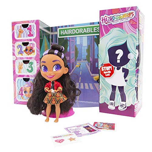 Hairdorables, Poupée (Serie 2) avec 11 Accessoires Surprises, Cheveux à