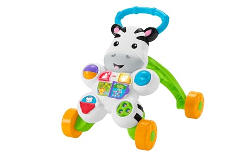 Fisher-Price Mon Trotteur Zèbre| Jouet Evolutif et Interactif Coloré, Lumineux