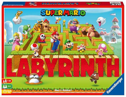 Ravensburger – Labyrinthe Super Mario – Jeu de Société Famille
