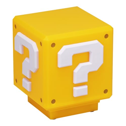 Paladone Lampe Mini Bloc Question Super Mario - Marchandise Officielle,