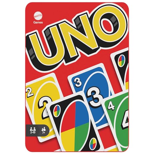 Mattel Games, UNO Boîte Métallique, Jeux De Cartes Familial pour