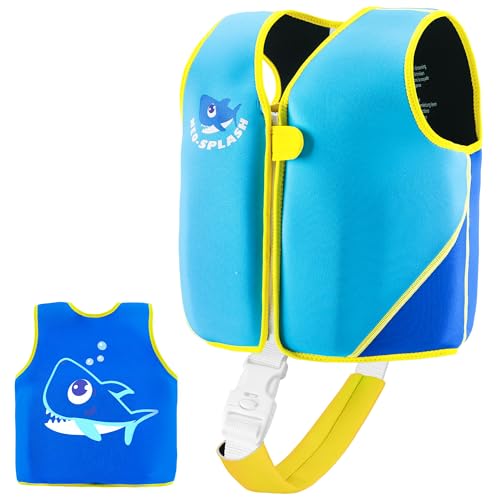 Gilet de Natation pour Enfant Fille et garçon avec Sangles