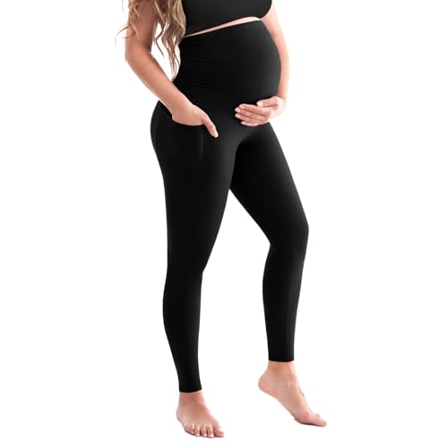 SINOPHANT Leggings de maternité Taille Haute Pantalon de maternité Opaque