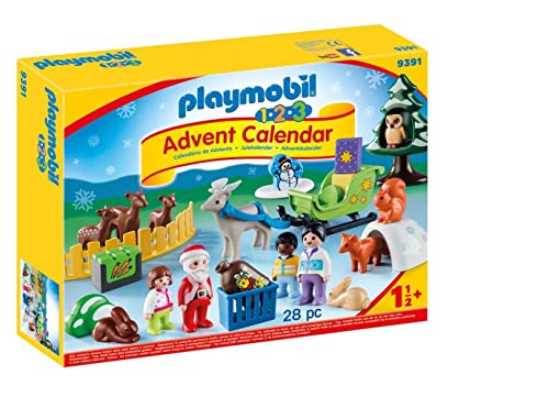 Calendrier de l'avent 1.2.3 Père Noël Animaux forêt