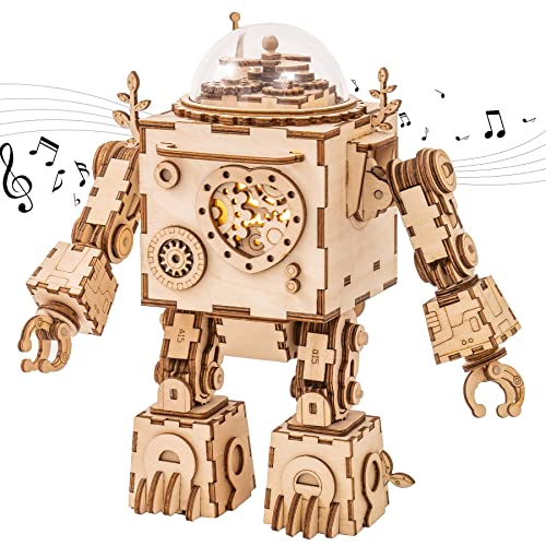 Robotime Puzzle 3D Boîte à Musique Maquette en Bois for