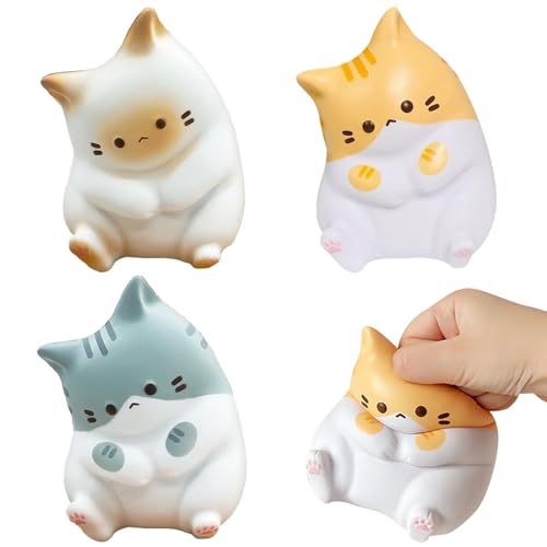 HTTDSLF 3 Pièces Jouets Squishy Mignons, Mochi Squishy Toys, Squeeze