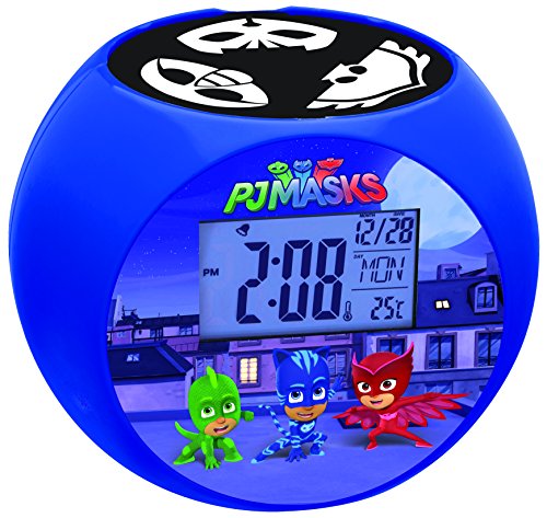 Lexibook Pyjamasques Yoyo Radio réveil projecteur, Effets sonores, à Piles,