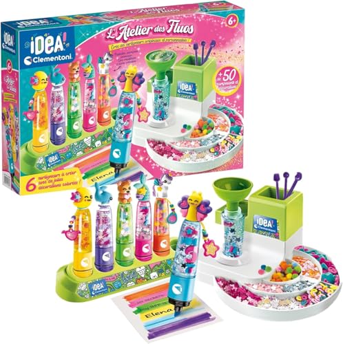 Clementoni | L’Atelier Des Fluos – Kit Créatif Pour Enfants