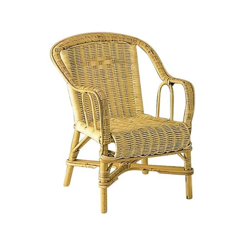 AUBRY GASPARD - Fauteuil Enfant Rotin Loni Naturel 41x42x50 cm