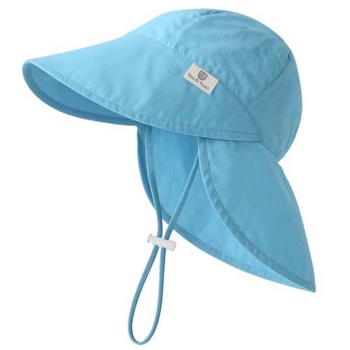 RoxNvm Chapeau Anti UV Bébé, Chapeau Anti UV Enfant, Respirant