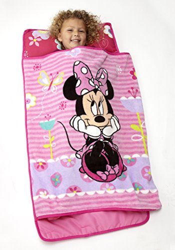 Disney Minnie Mouse Toddler Rolled Nap Mat, Sweet as Minnie