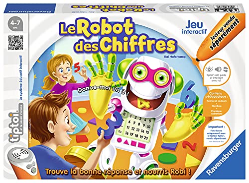 Ravensburger- tiptoi® - Jeu interactif- Le Robot des Chiffres -