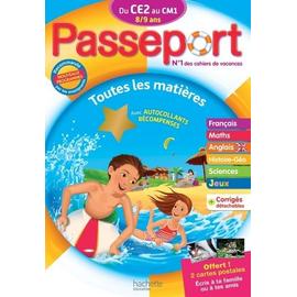 Passeport Du Ce2 Au Cm1 - 8/9 Ans