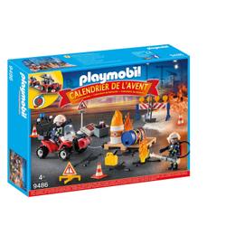 Playmobil 9486 - Calendrier de l'Avent Pompiers incendie chantier