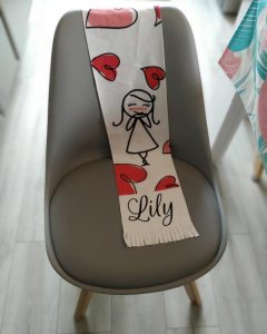 écharpe personnalisée