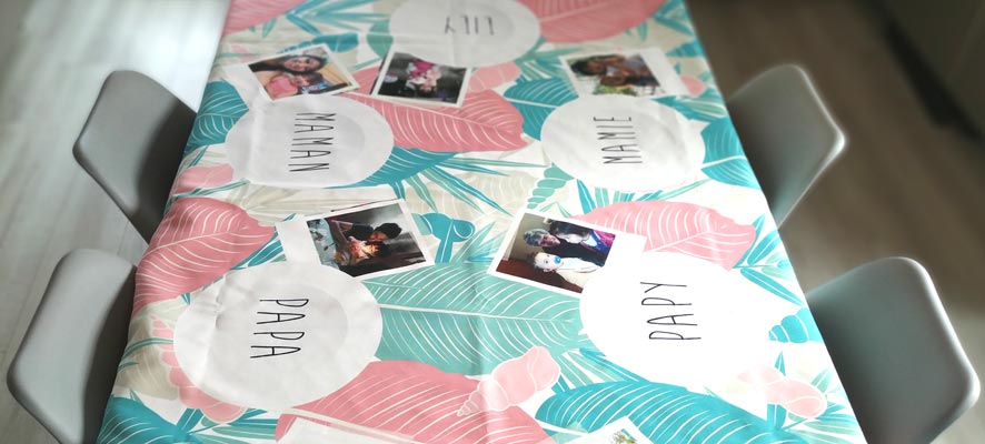 nappe personnalisee photo