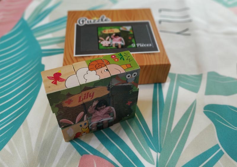 puzzle photo personnalisé en bois