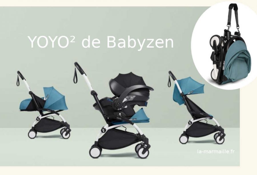 Test de la Nouvelle yoyo+ Babyzen avec cosy CloudQ Cybex 