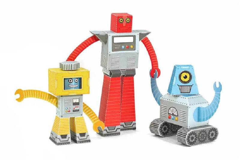 Meilleurs jouets et cadeaux pour robots : Robots en papier Pukaca
